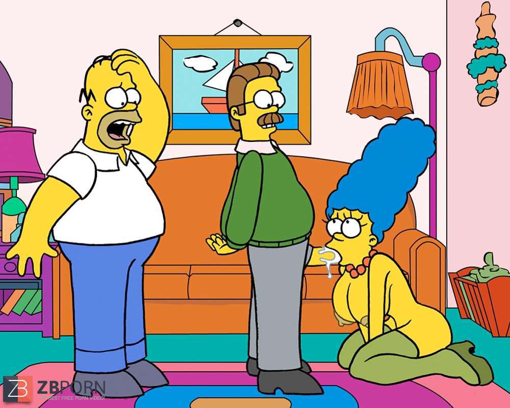Ned flanders and marge simpson / ZB Porn