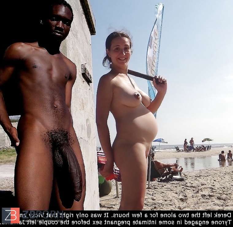 pregnant captions Interracial