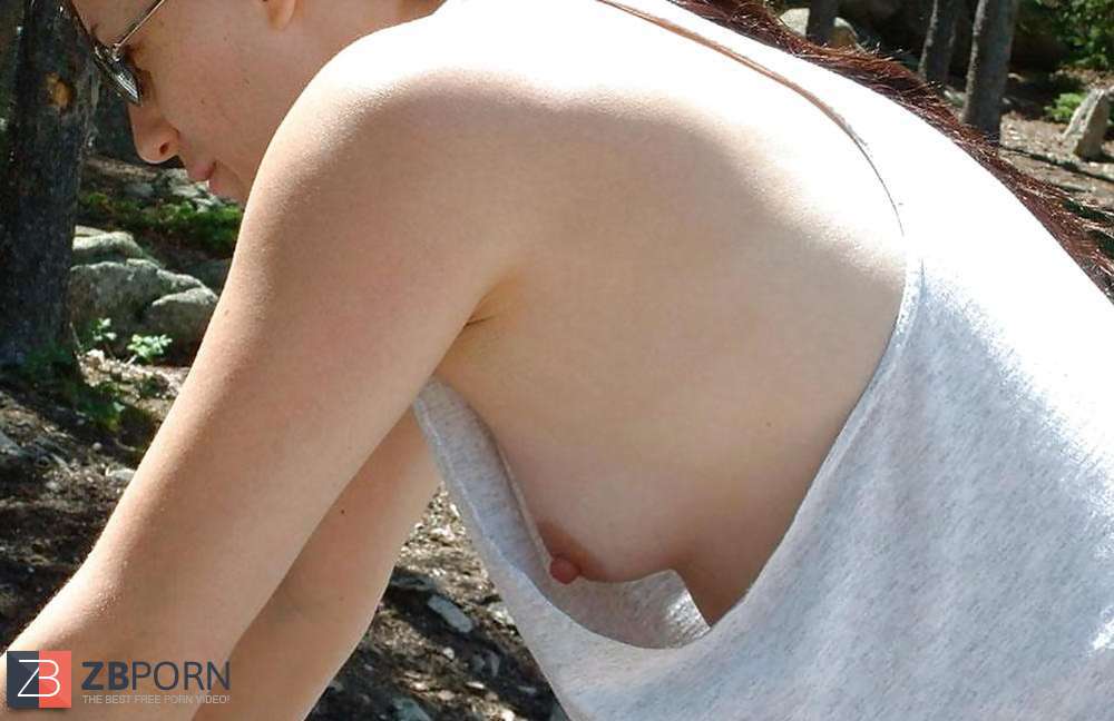 Side boob in public