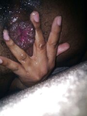 Finger-Tickling my moist bootyhole