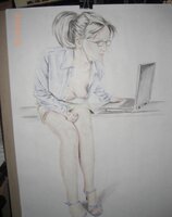 Shemale Pencil Drawings - Cartoons Pencil Sketches - ZB Porn