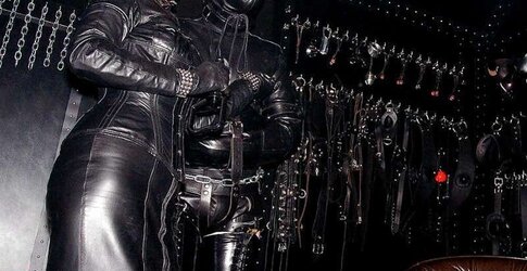Domina In Leather