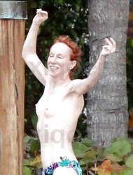 Kathy Griffin Bare-Chested and Upskirt