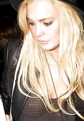 Lindsay Lohan Bare-Breasted Photoshoot