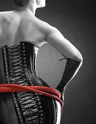 Corsets, leather, spandex and lace.