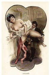Them. Drawn Porn Art 29 - French Postcards