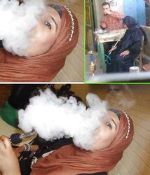 Smoking- hijab niqab jilbab arab