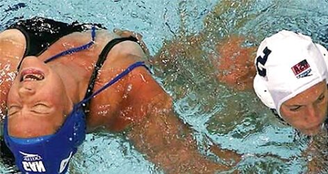 Nipslip At Waterpolo Olympics by Voyeur TROC