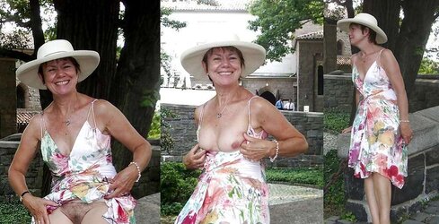 More Mature Clothed Unclothed Bombshells