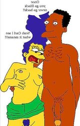 Marge Simpson Likes BIG BLACK COCK
