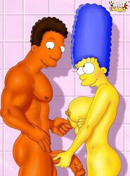 Marge Simpson Likes BIG BLACK COCK
