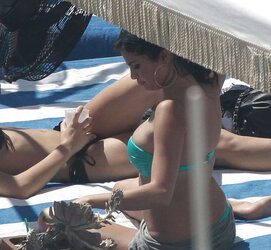 Selena Gomez Bathing Suit At Pool In Miami Sep