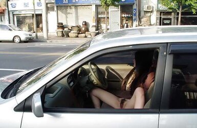 Korean girl naked in public