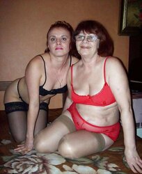 Russian mature damsels in tights and stockings!