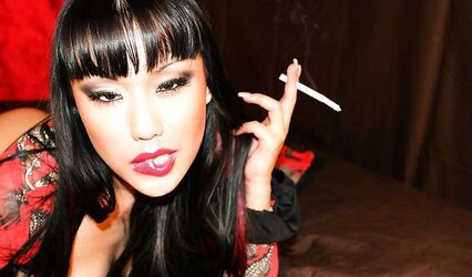 Avena Lee two - Smoking Fetish at Dragginladies