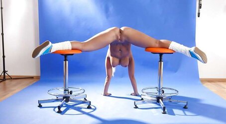 Irina Tanculkina - Buxomy Blondie Nude Gymnast