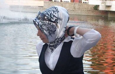 Turkish arab turbanli hijab asian karisik