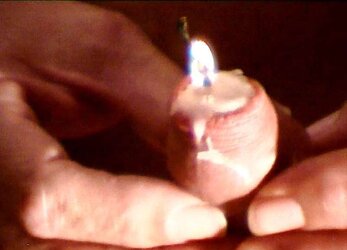 Cbt me paraffin wax in foreskin to make candle
