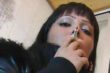 German smoking fetish Goddess - Sandra