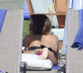 Jessica Alba Bathing Suit Candids in Cabo