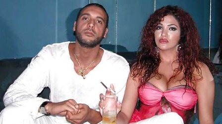 Uber-Sexy lebanese trio (aline skaff) wifey of hannibal khadafi