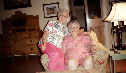 Grannies stunning even when clad