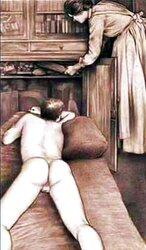 Erotic art of Barbara OToole Nymph Led Smacking