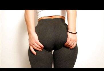 Yoga trousers bootie exercise thick culo dame g-string caboose