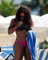 Serena Williams: Bathing Suit Muscle RUMP Pics