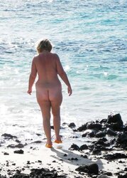 UK Mature light-haired naturist