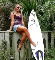 Surfer woman
