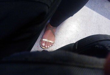 Beautiful soles in public