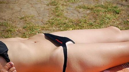 Insatiable naturist women showcasing g-spots