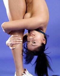 Lala Ruminkina - Dark-Haired Nude Gymnast