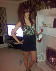 Messy comments sate for teenager chav tart Jessica