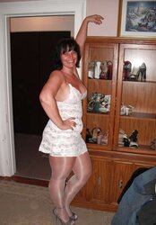 Canadian cougar anne in white