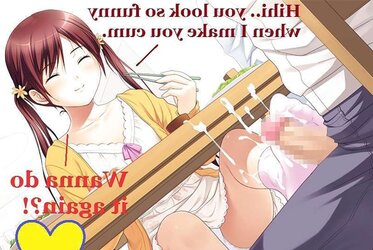 Hentai with Captions three! Theme: Insatiable under the table.