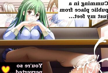 Hentai with Captions three! Theme: Insatiable under the table.
