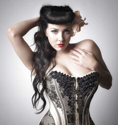 Corsets, spandex, leather and lace again.