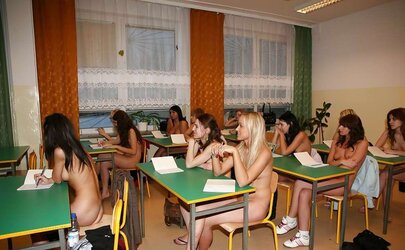 A day in the nudist school