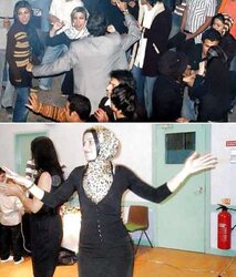 Dancing-hijab niqab jilbab arab turbanli tudung pakimallu(two
