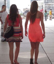 Candid Wives In Taut Leggings And Red-Hot Witness Thru Sundress