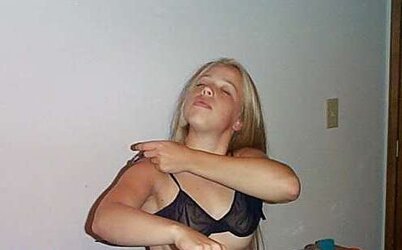 Teenager gargling and getting nailed