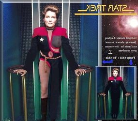 Kate Mulgrew Katherine Janeway Starlet Trek