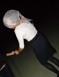 Turbanli hijabi arse
