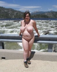 Chubby super-bitch naked