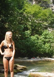 Amateurs stunning bathing suit and nearly nudes in public
