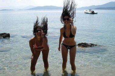 Greek girls in Greek beaches