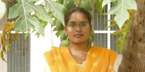 Andhra University M.Sc Student Praveena