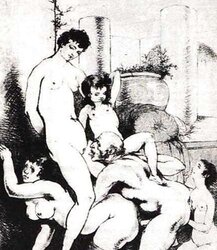 Vintage erotic art